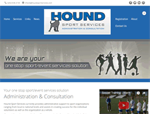Tablet Screenshot of houndsportservices.com
